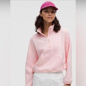 Lululemon Brushed Softstreme Half Zip
Strawberry Milkshake Size 14-NWO tags